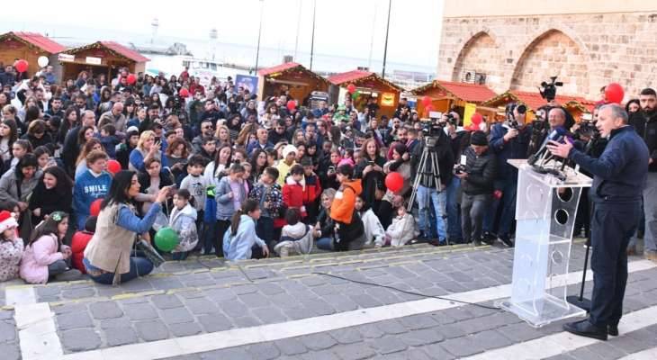 باسيل خلال افتتاح معرض البترون الميلادي:
السلام يتحقق بالعدالة... والهدنة ليست سلاماً