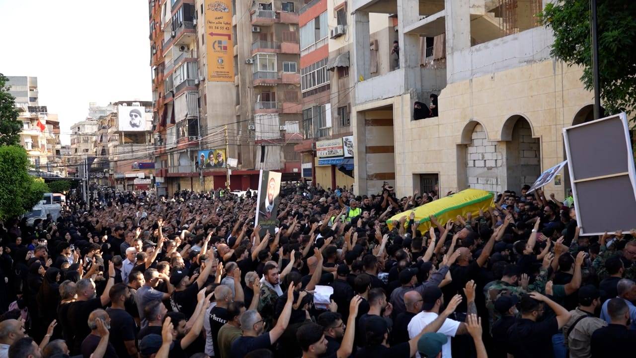 تشييع مشترك للسيدين الشهيدين