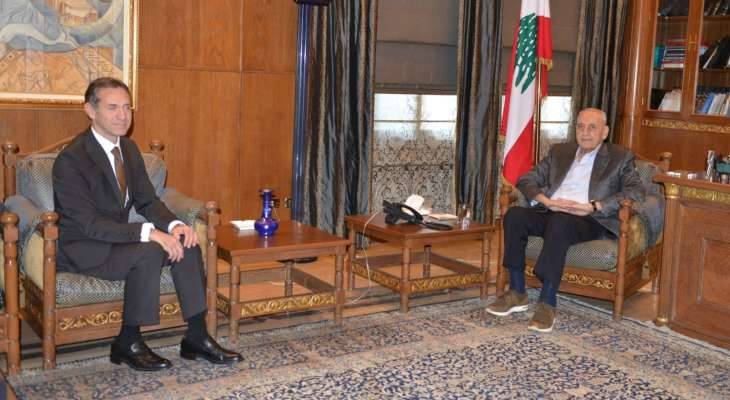 بري استقبل سفير تركيا للتعارف
