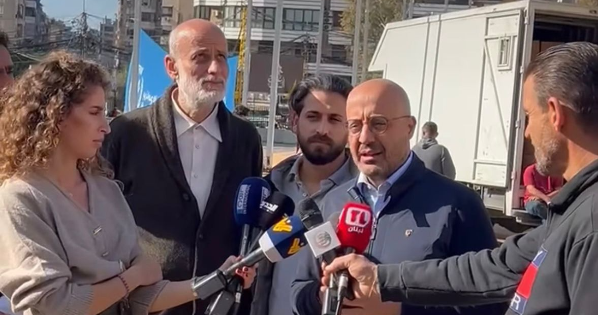 ياسين أطلق من الضاحية المرحلة الأولى
من توزيع المساعدات الى العائدين والمتضررين