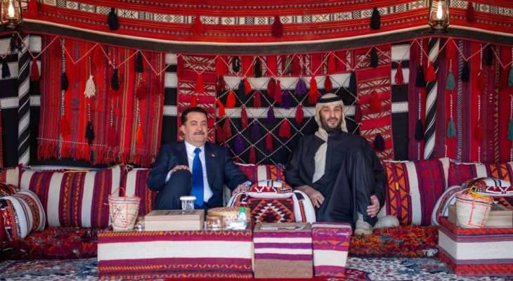 الأوضاع في لبنان وسوريا وفلسطين محور لقاء السوداني وبن سلمان