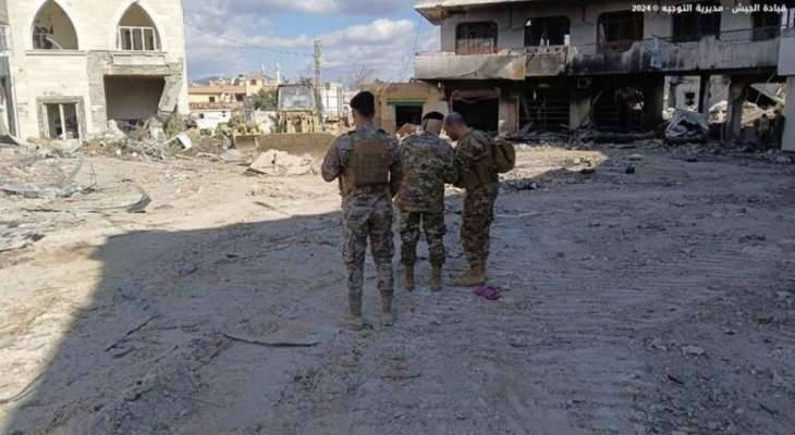 الجيش واصل عمليات المسح في قضاء صور...  ووفد تفقد الأشغال في الخيام
شهيد في الخردلي... تفجيرات في ميس الجبل وكفركلا... خطف مواطن وتفجير منازل