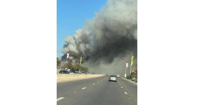 بالصورة: حريق كبير في “خليفة للخردة” ـ الغازية