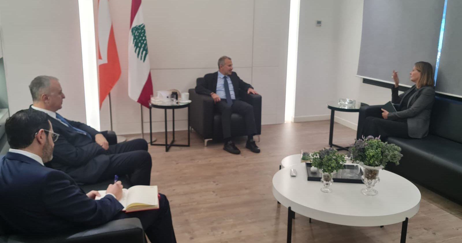 باسيل: لعودة النازحين السوريين
الى بلادهم مع انتفاء الأسباب