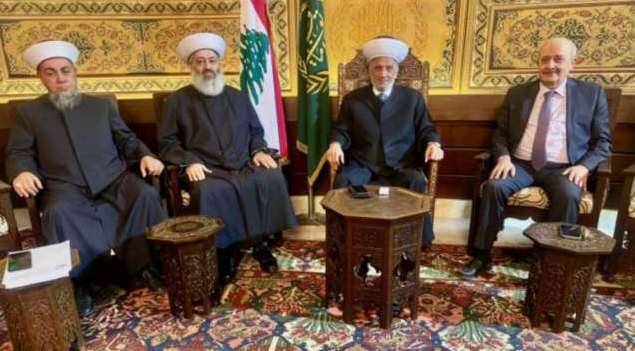 دريان بحث ملف الموقوفين الإسلاميين
والمطالبة بالعفو العام الشامل