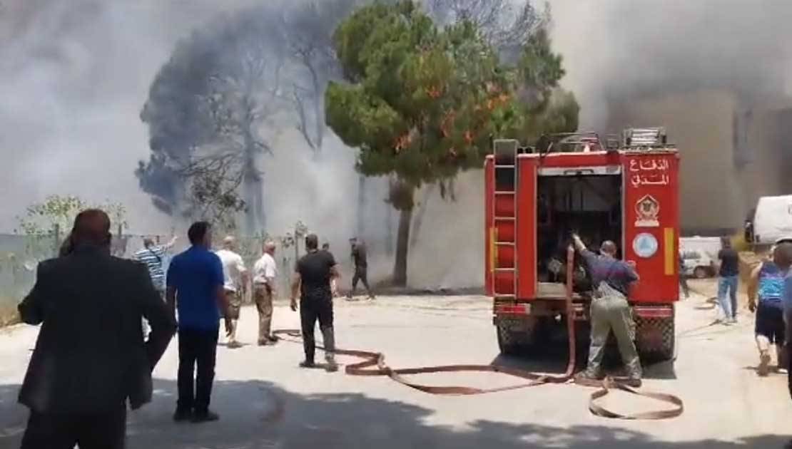 إخماد حريق سن الفيل.. والمنطقة نجت من كارثة!