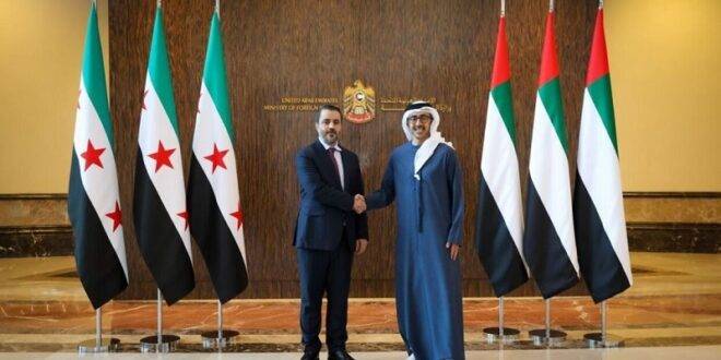 وزير خارجية الإمارات: ندعم استقلال سوريا