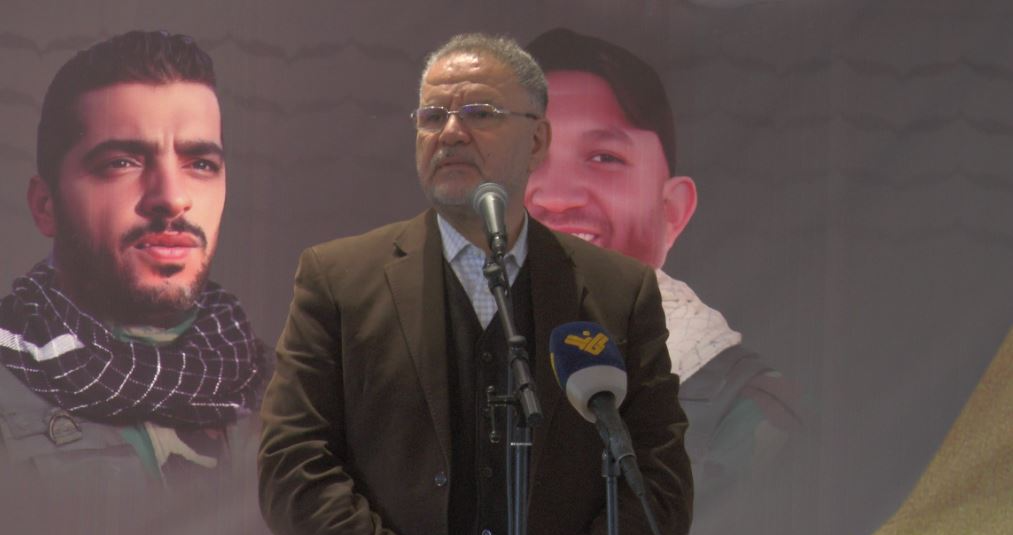 في الاحتفال التكريمي لثلّة من الشهداء
فياض: الذين يفكرون بعقليّة انقلابيّة وإقصائيّة
 يلعبون لعبة خطرة تتناقض مع موجبات الاستقرار
