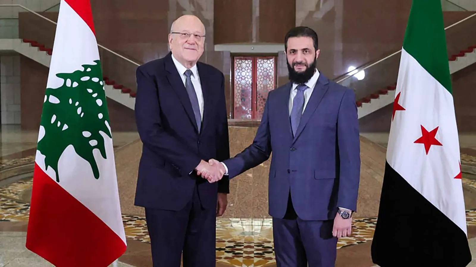 ميقاتي من دمشق: ترسيم الحدود البرية بين لبنان وسوريا على سلّم الأولويات ويجب ضبطها بشكل كامل لوقف أي عملية تهريب بين البلدين