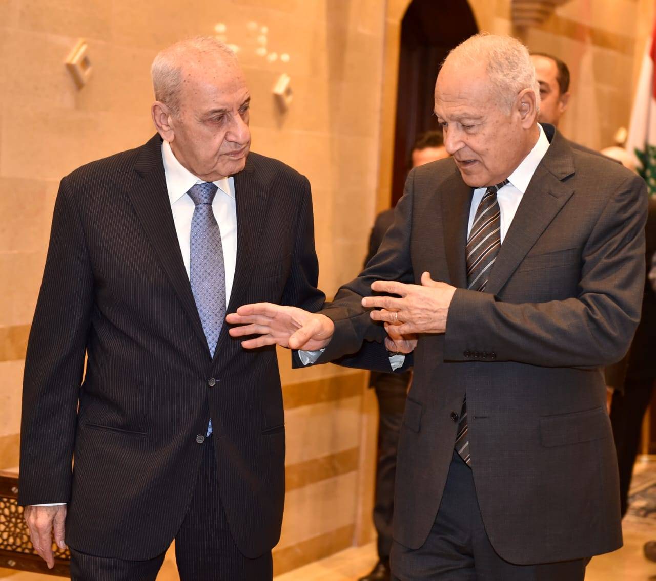 بري بحث مع أبو الغيط في الاوضاع وإنتخاب الرئيس