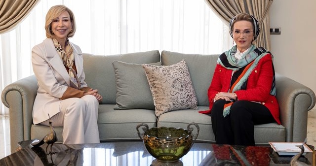 اللبنانية الاولى استقبلت رندة بري
وعقيلة نواف سلام وعناية عز الدين