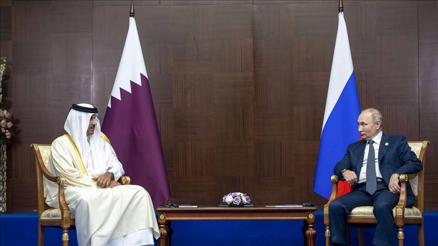 قطر وروسيا تبحثان ملفات مشتركة