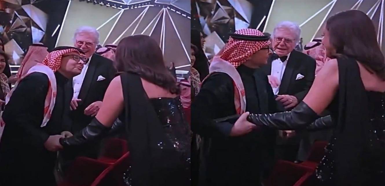 قبلة محرجة من عبد المجيد عبد الله لانغام وحسين فهمي يدخل على الخط...