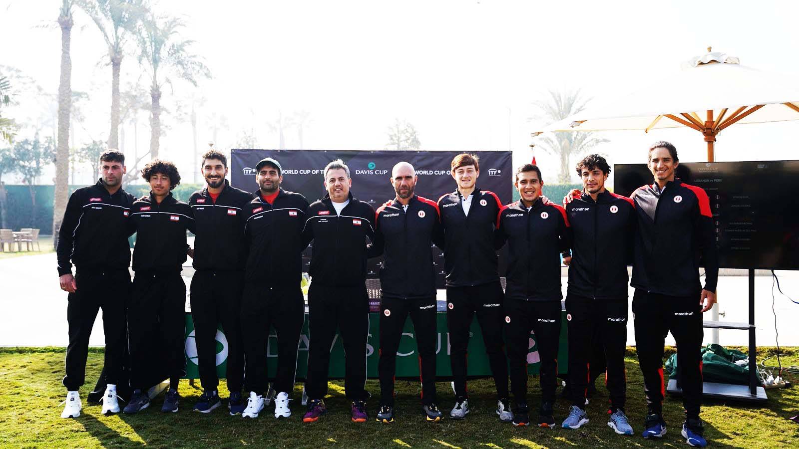 "المواجهة" بين لبنان والبيرو بكأس ديفيس
مباراتان اليوم: بنجامن حسن-اينياسيو بوز
وهادي حبيب - غونزالو بوينو
