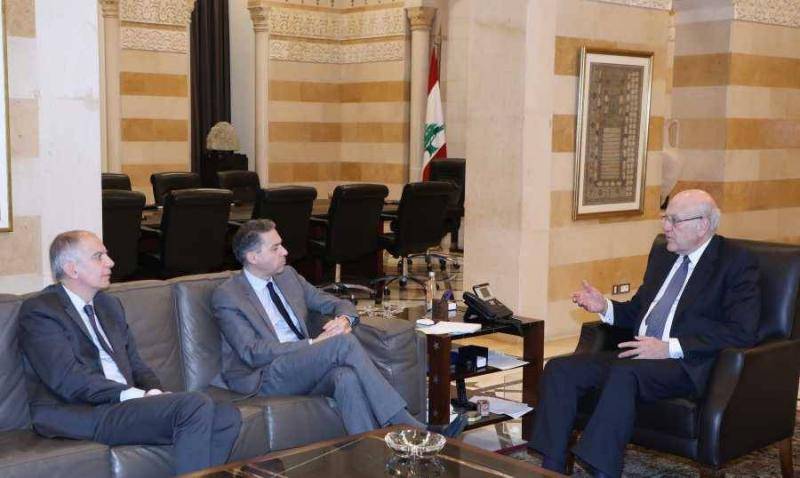 ميقاتي بحث مع ماغرو في الاوضاع العامة