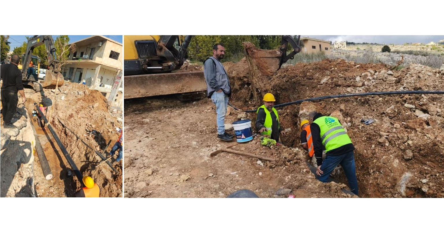 مياه الجنوب: فرقنا تواصل صيانة خطوط الدفع والجر