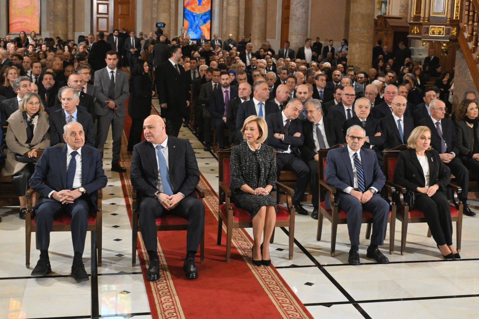 الراعي أحتفل بالذبيحة الإلهية في عيد مار مارون بحضور عون وبري وسلام