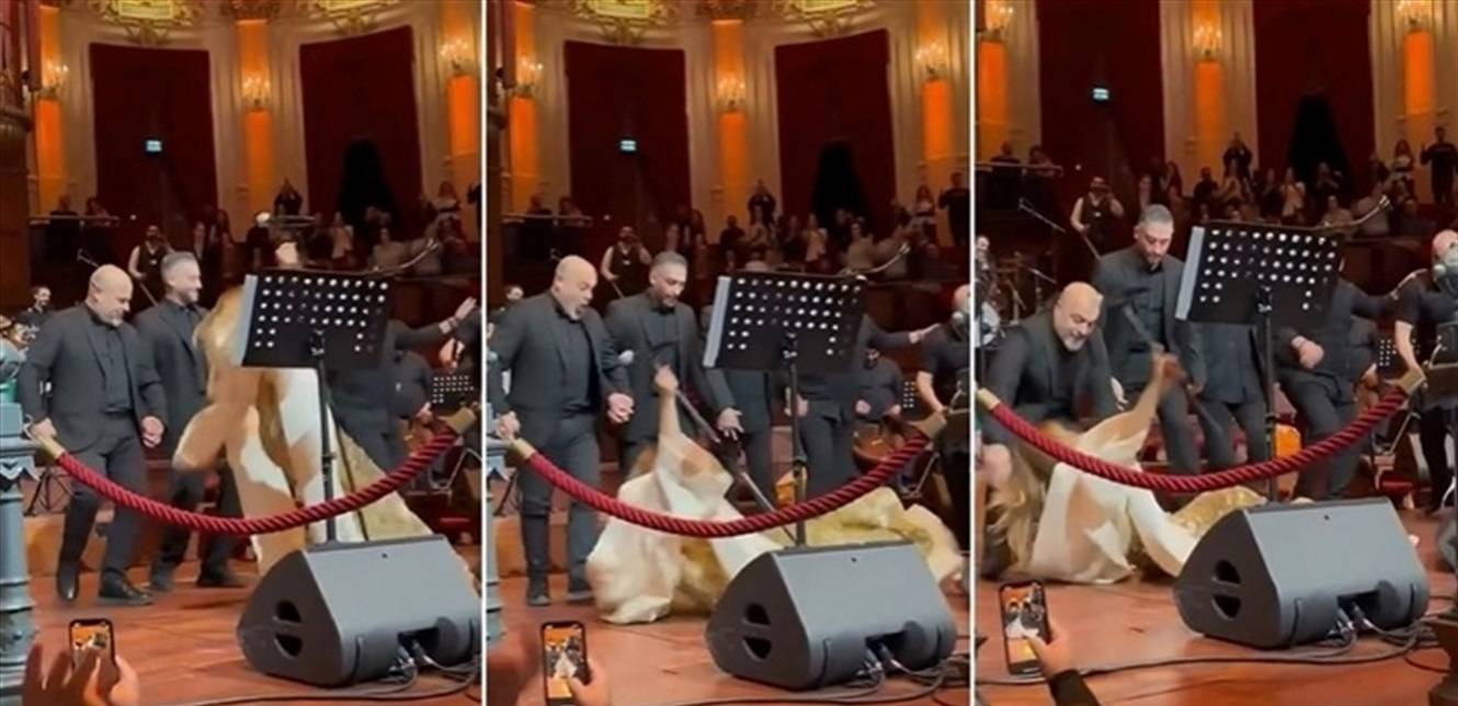 فنان سوري شهير يعلق على سقوط نجوى كرم على المسرح والأخيرة ترد: الله يوفقك