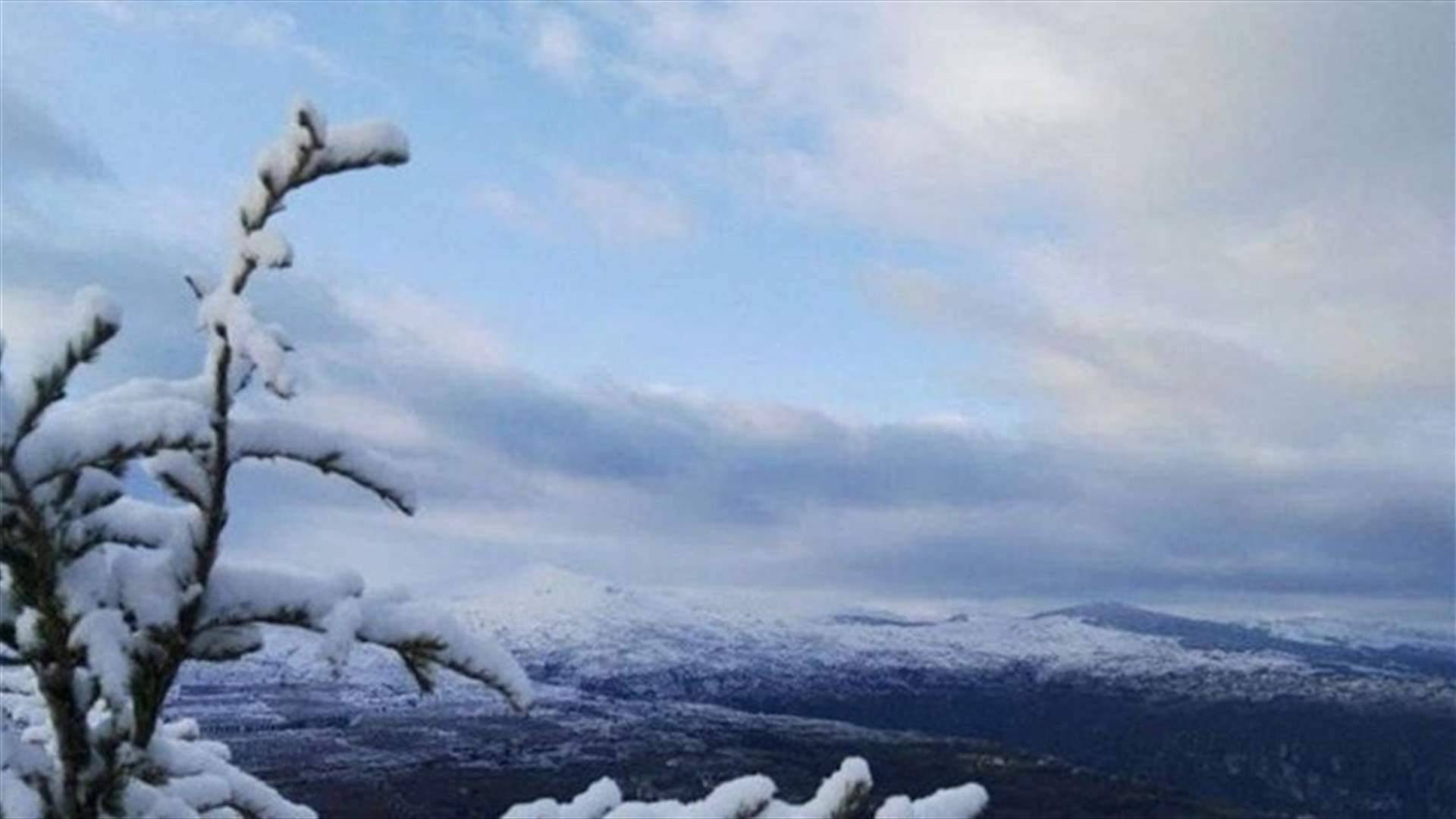 عاصفة وثلوج وصقيع ووزارة الأشغال تكثّف جهودها