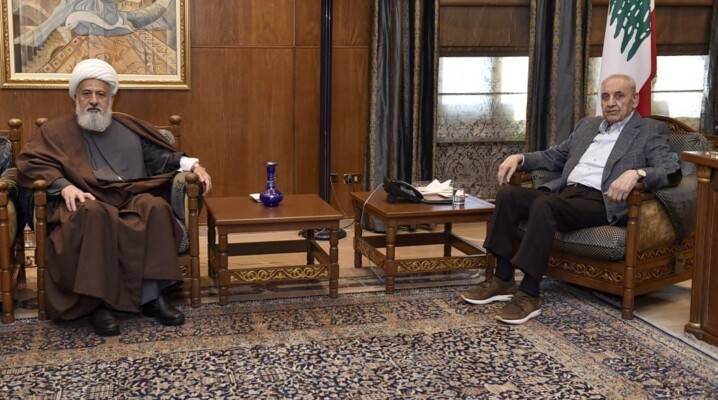 بري تابع الأوضاع مع الخطيب وشربل
