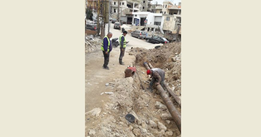 مياه الجنوب تواصل مسح الأضرار
اللاحقة بمنشآتها خلال العدوان