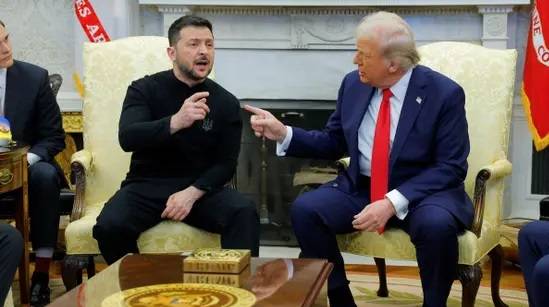 ترامب يطرد زيلينسكي من البيت الأبيض