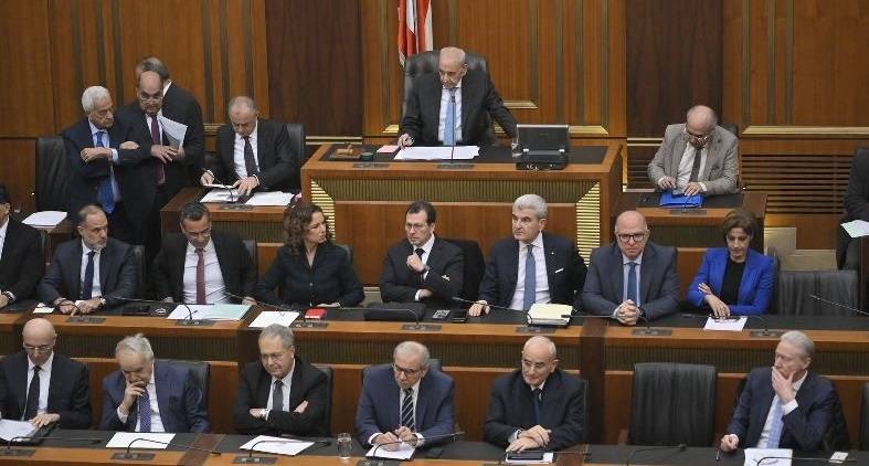 مجلس النواب يُناقش البيان الوزاري... نقاشات ومواقف متباينة
الوفاء للمقاومة اعطت الثقة... لبنان القوي حجبها... واليوم تنال الحكومة الثقة