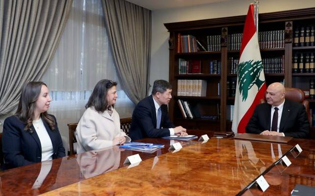 الرئيس عون لوكيل الأمين العام للأمم المتحدة: الإصلاحات تهدف إلى استعادة الثقة بالدولة اللبنانية