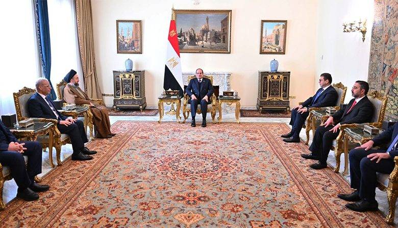 السيسي أمام وفد عراقي: يجب الحفاظ على أمن العراق واستقراره