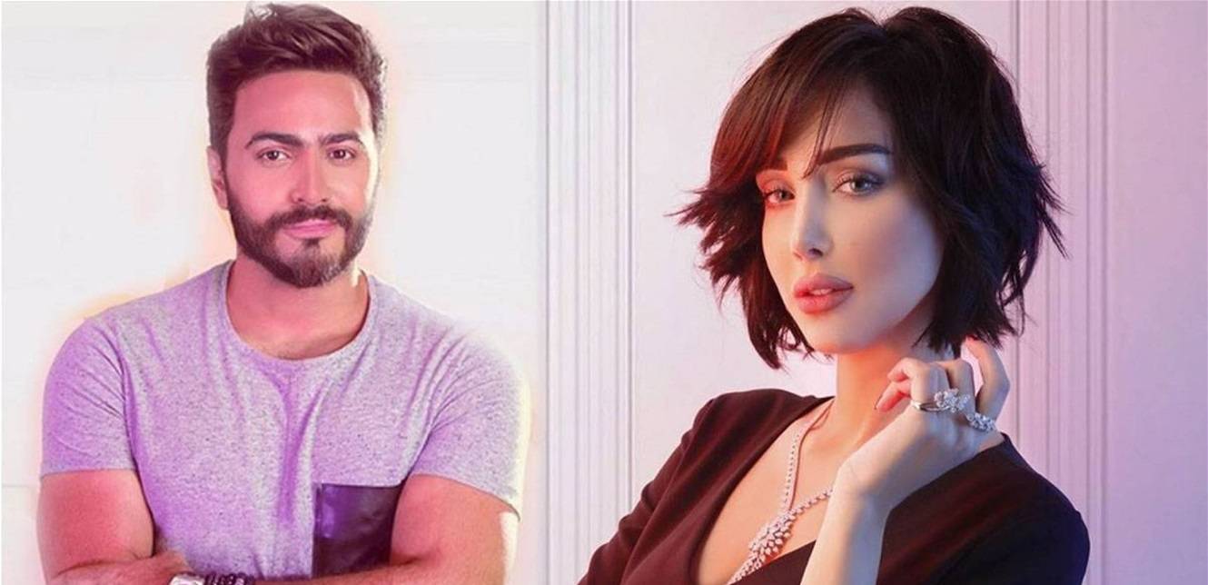 رسالة غامضة من تامر حسني.. هل قصد طليقته بسمة بوسيل؟