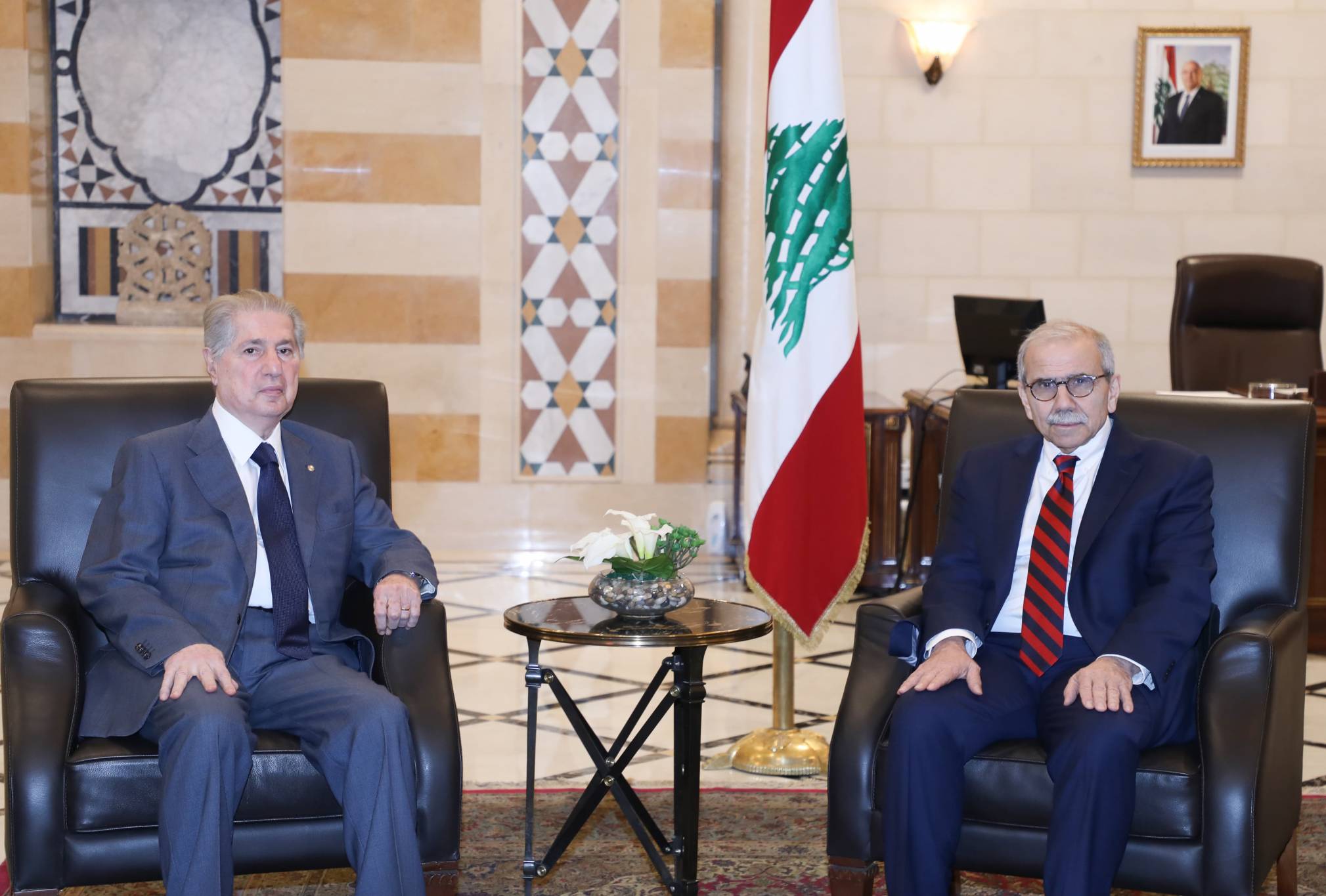 التقى أمين الجميل وبهيّة الحريري
سلام عرض أوضاع اللاجئين الفلسطينيين في لبنان
وبحث مع منصوري وجابر ومُؤسسة التمويل الدوليّة شؤونًا ماليّة