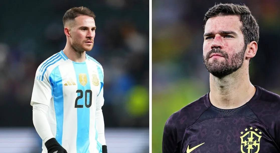 من أجل كلاسيكو الأرجنتين والبرازيل... ماك اليستر يهدد أليسون بيكر
