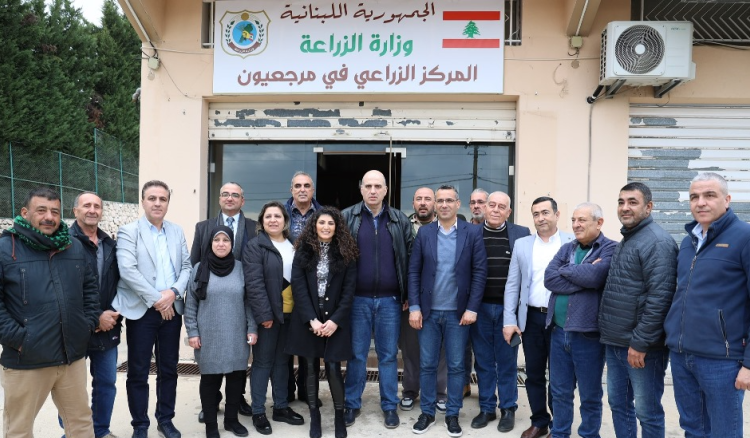 وزير الزراعة أطلق من النبطية عملية مسح شاملة للأضرار الزراعية