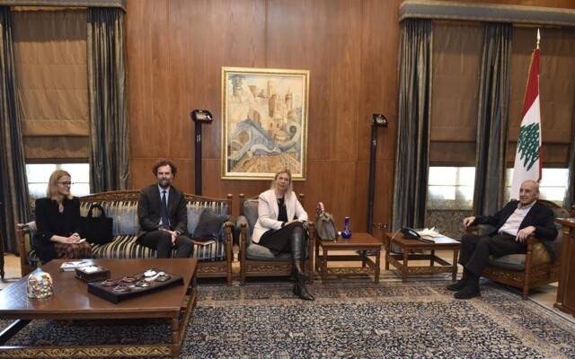 سفيرة سويسرا عرضت التطورات
مع بري وتيمور جنبلاط والجميّل