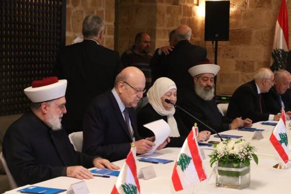 لقاء طرابلس في دارة ميقاتي: ندين الاحداث الدامية في الساحل السوري ونرفض محاولات اسرائيل فرض التطبيع