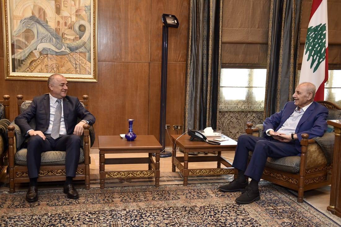 بري يبحث مع بوصعب الانتخابات البلدية والاوضاع على الحدود