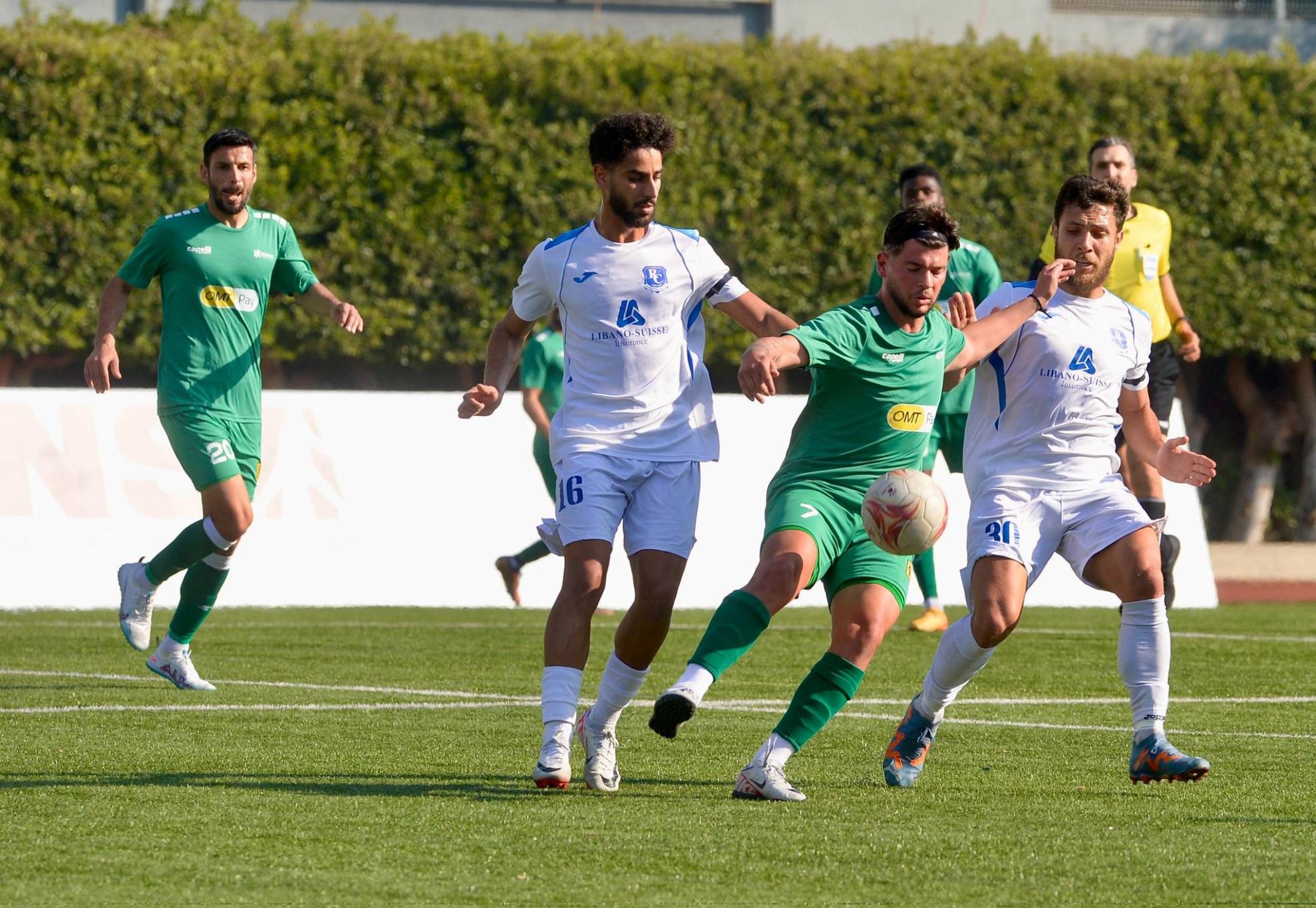 بطولة كرة القدم... تعادل الحكمة والراسينغ (1-1)