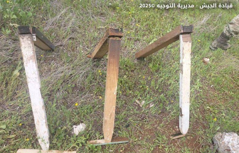 الجيش: العثور على ٣ منصات صواريخ
في المنطقة الواقعة شمال نهر الليطاني