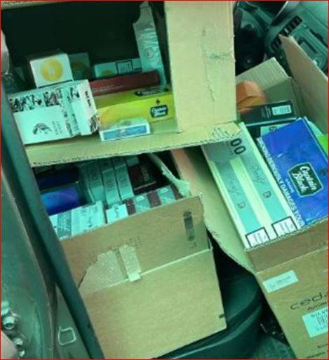 ضبط لتبغ مهرب ومزور في الحازمية