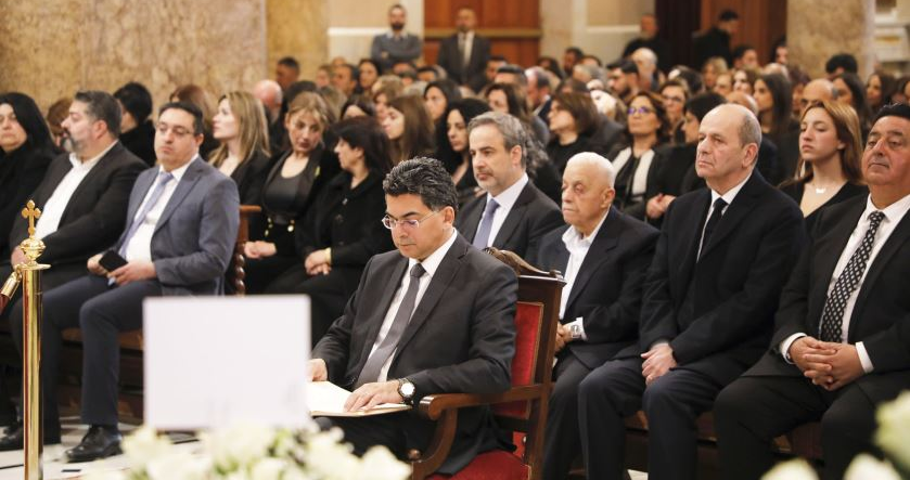 وداع مهيب لهدى شديد في كاتدرائية مار جرجس