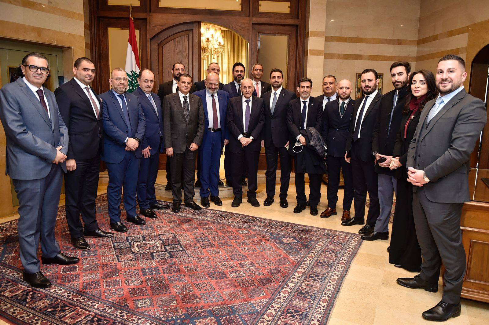 مجلس التنفيذيين يختتم جولته على الرؤساء اللبنانيين