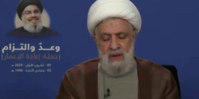 الشيخ قاسم: إذا لم تلتزم “إسرائيل” فسنعود إلى خيارات أخرى