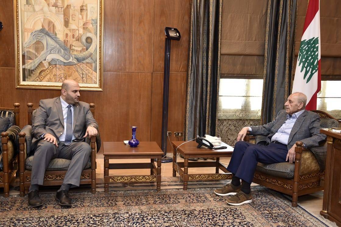 بري تابع الاوضاع الامنية والميدانية مع لاوندوس
والتقى وزير الصحة وحاكم مصرف لبنان