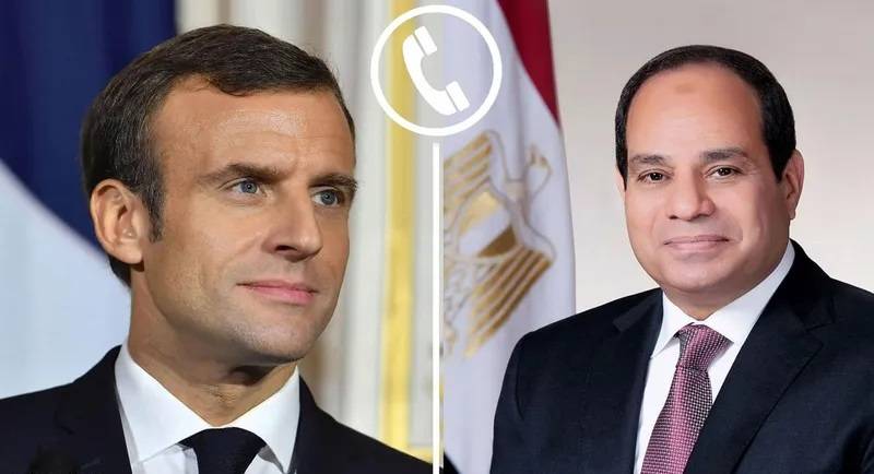 ماكرون والسيسي يؤكدان في اتصال ضرورة وقف النار في غزة... وقمة ثلاثية مرتقبة مع الأردن