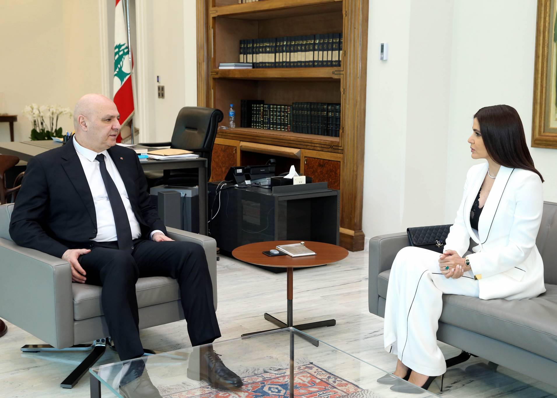 ستريدا جعجع بحثت الأوضاع
مع عون وهيكل