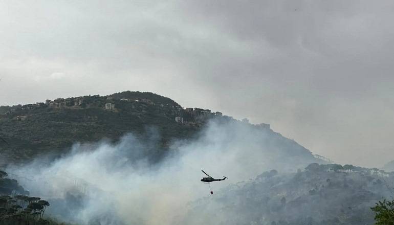 إندلاع حريق في أحراج رمحالا... وجهود لإخماده