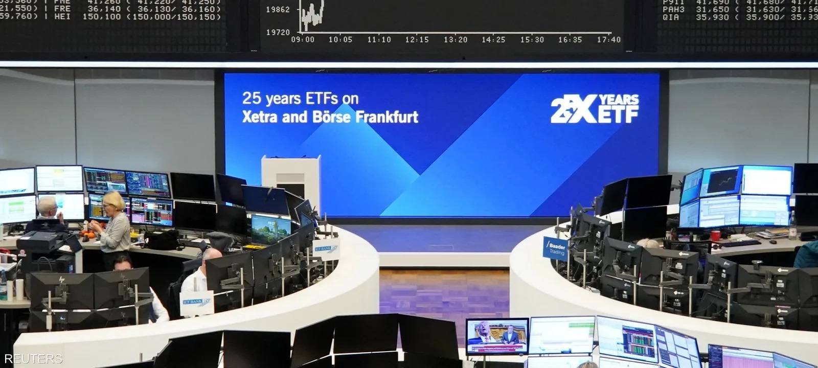 الأسهم الأوروبية تتراجع مع بدء تطبيق الرسوم الأميركية المضادة