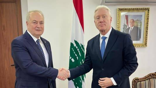 رجّي يتلقى دعوة من لافروف لزيارة روسيا