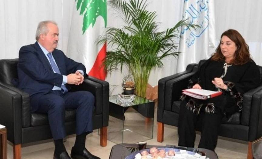 وزير المال يلتقي الممثلة الإقليميّة لبرنامج 
الأمم المتحدة للمستوطنات البشرية