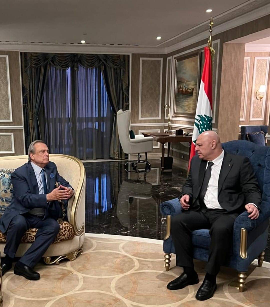 الرئيس عون يتابع مع حبيب المفاوضات الجارية مع صندوق قطر في الدوحة